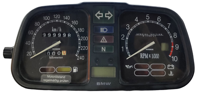 BMW K-1 メーター 05 BMW K1100 LT LIMITED EDITION SPEEDOMETER AND REVCOUNTER
