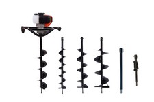 Trivella mototrivella a scoppio 52cc con 3 punte 10cm 15cm 20cm e 2 prolunghe