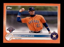 DAURI LORENZO 2022 TOPPS PRO DEBUT #PD-42 ORANGE ROOKIE CARD RC #09/25 BF1616