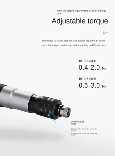 Downward Pressure Type Automatic Pneumatic Air Screwdriver Torque Adjustable - Picture 11 of 13
