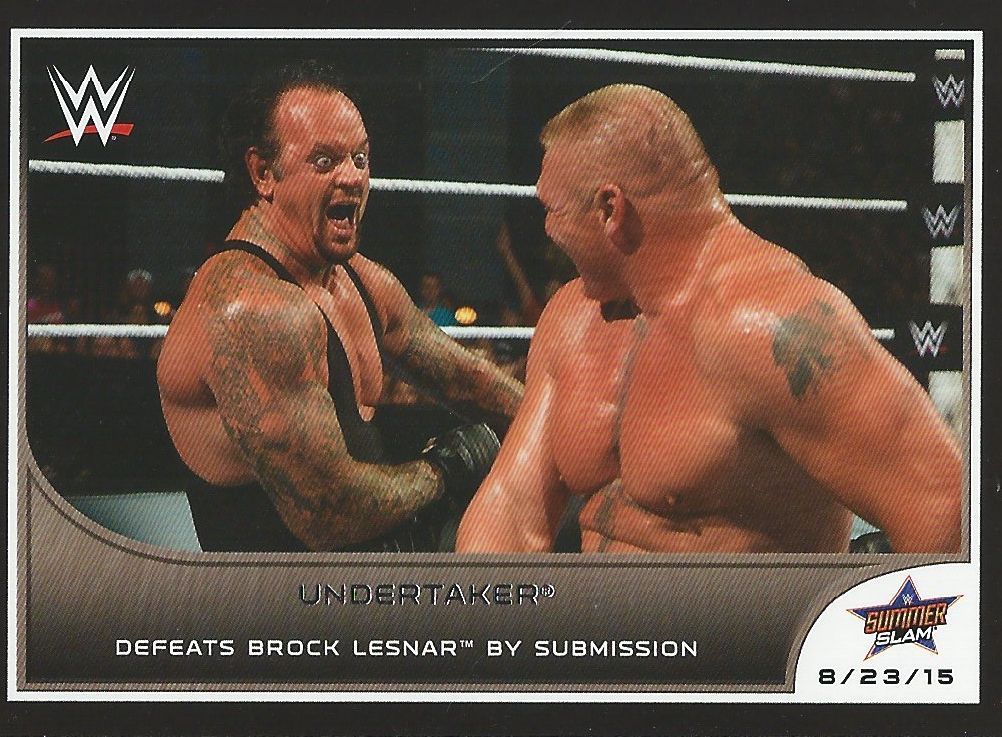 The Undertaker WWE Road To Wrestlemania 2016 Trading Card #79 WWF