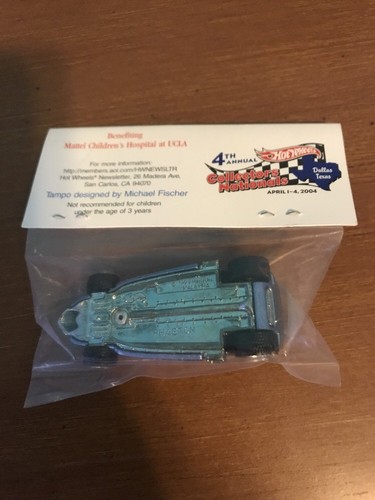 Hot Wheels 4th Annual Collectors Nationals Button Bingo Light Blue Phaeton - Picture 5 of 5