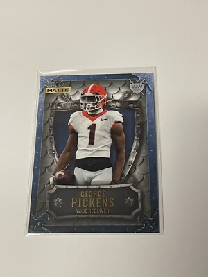 2022 Wild Card Matte Weekend Warrior #WW-18 George Pickens /125