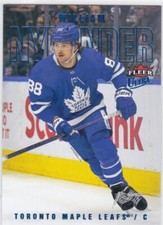 2021/22 FLEER ULTRA..WILLIAM NYLANDER..BLUE FOIL../399..CARD # 108..MAPLE LEAFS