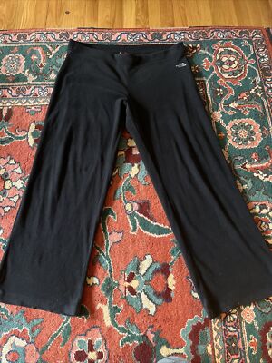 The North Face Men XL Large Black Fleece Polartec Soft Pants Base Layer