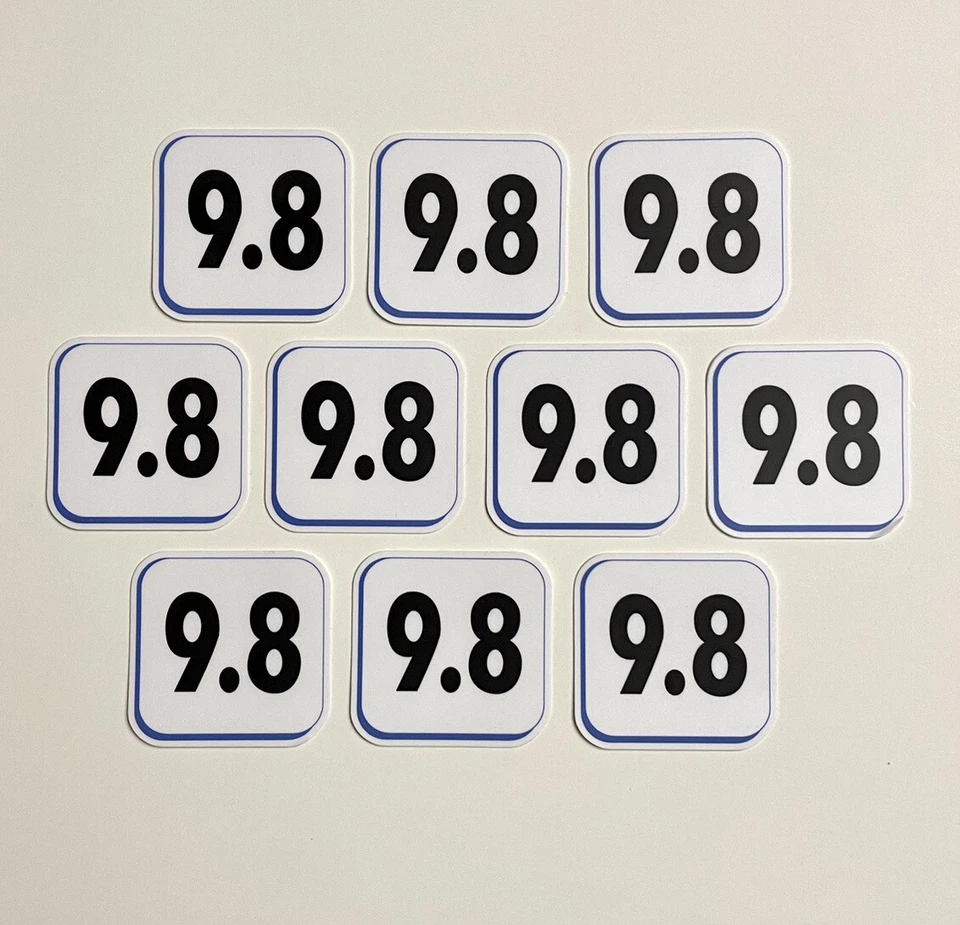 Pegatinas 9,8 10 quilates - más pegatinas CGC 9,8 CGC 9,8 pegatinas CGC 9,8 Foto 2 de 3