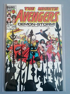 #ad #ad Marvel Comic The Mighty Avengers Demon Storm Thor #249 November 1984 GBP 5.50