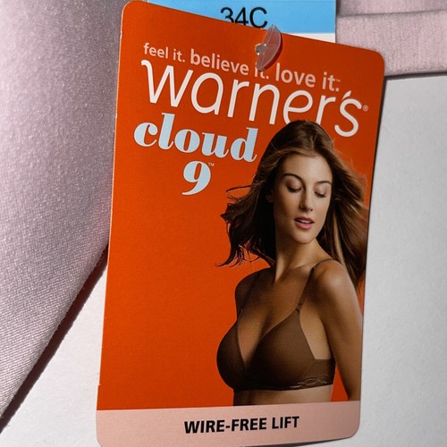 Warner's Bra Wirefree Lift Seamless Contour Soft Cloud 9 T-Shirt Smooths 1869 - Picture 82 of 105
