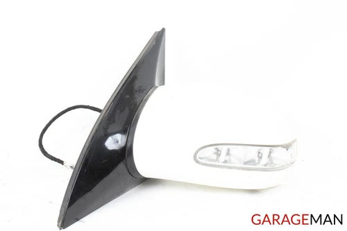 06-10 MERCEDES W251 R350 FRONT LEFT SIDE MIRROR DOOR REAR VIEW WHITE OEM