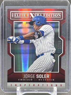 2014 PANINI ELITE EXTRA EDITION #97 Jorge Soler Cubs Die Cut Inspirations /200