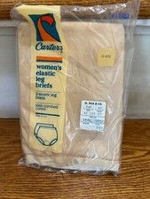 Lot of 3-2 Total 6 Vintage Women's Carter's Elastic Leg Briefs X-Large -8- New