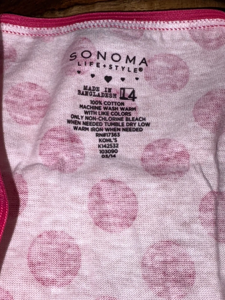 Sonoma Girl Life Style 14 Vintage Y2K Polka Dot Cotton Bikini  Panty Underwear - Image 4 of 4