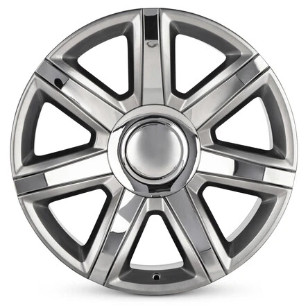 New Wheel For 2015-2023 Cadillac Escalade 22 Inch Silver Alloy Rim - Picture 1 of 12