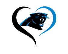 Carolina Panthers Vinyl Sticker/Decal -NFL - Football