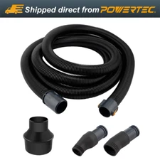 POWERTEC 70327 Universal Small Port Hose Kit with a 4" to 2-1/2" Hose Adapter