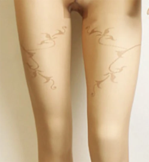 Fiore ROMA 20 Den Pantyhose Tights Hosiery Nylons Size [S] Natural & Black - Image 3 of 4