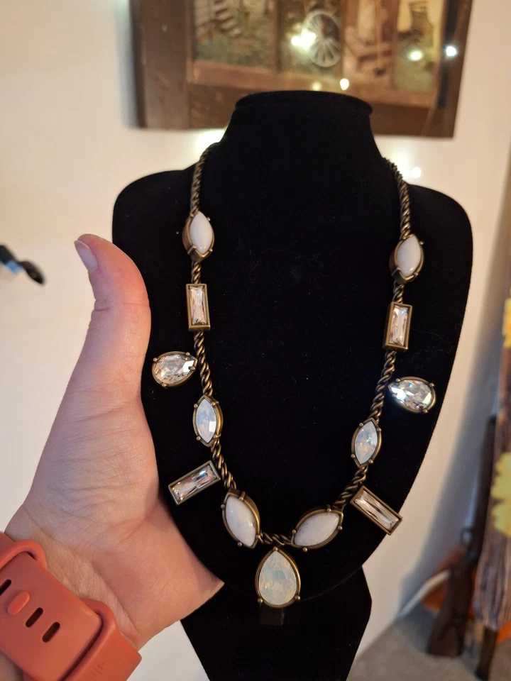 Collar Silpada KR 18" con cristales de Swarovski y piedras lunares genuinas nuevo sin etiquetas Foto 3 de 4