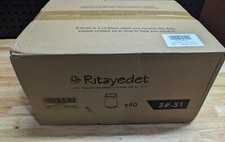 Ritayedet 40 Pack Glass Favor Jars with Cork Lid, 3.4 oz Small Bottles...