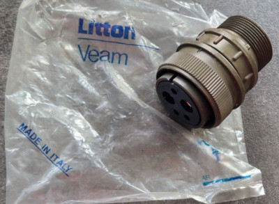 ITT CANNON Litton veam Connector Stecker 9609 MS3106A22-12S