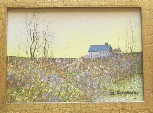 0346:: SIGNED John Lewis Egenstafer (Pennsylvania: 1943- ) miniature painting