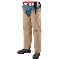 Husky/Short Khaki TurtleSkin SnakeArmor Below-the-Knee Protection Snake Chaps