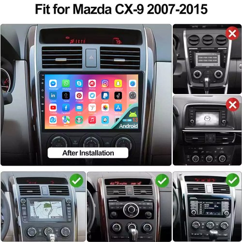 Android 13 Autoradio für MAZDA CX-9 2007-2015 GPS Navi WIFI BT FM RDS SWC 1+32GB - Bild 4 von 20