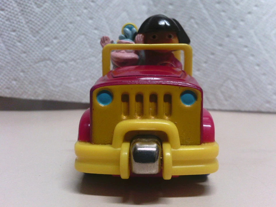 Dora the Explorer Take-Along Adventurer 4X4 Jeep with Boots Diecast Metal 2007 - Image 2 of 4