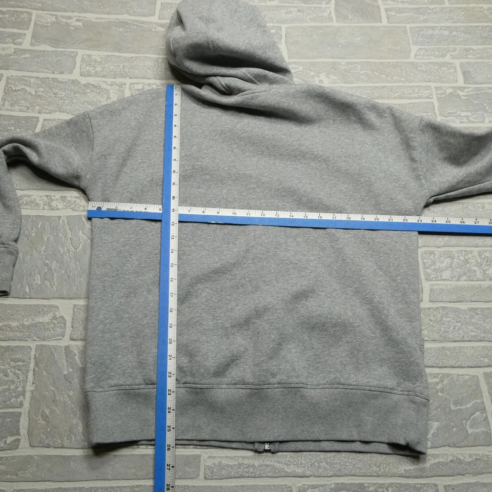 Under Armour Hoodie Womens M Gray Fleece Full Zip Hooded Sweatshirt Loose Fit - Image 4 of 4