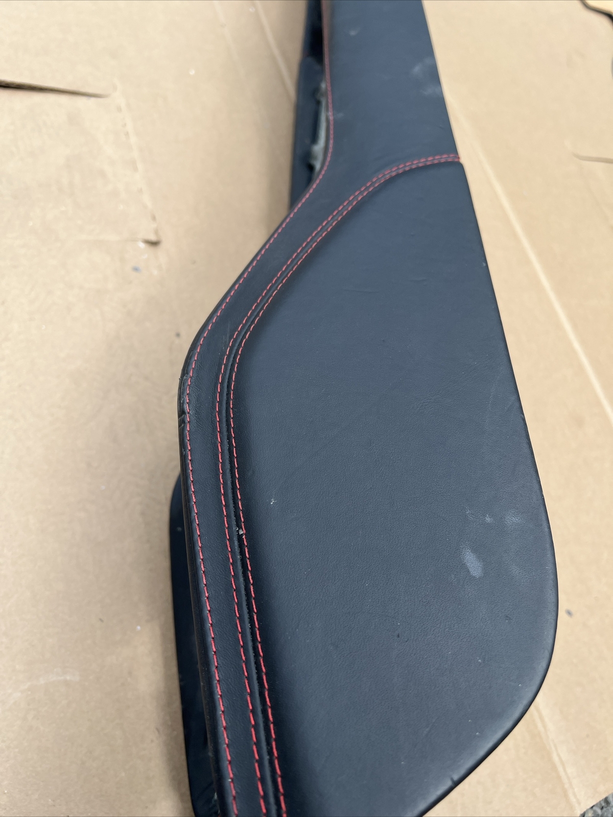 Ferrari 488 GTB - Center Console ,Tunnel Structure P/N 87278100 Black, Red stitc