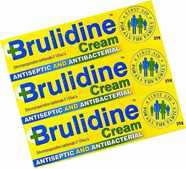 Brulidine Antiseptic and Antibacterial Cream 25g 3 Pack for sale online eBay