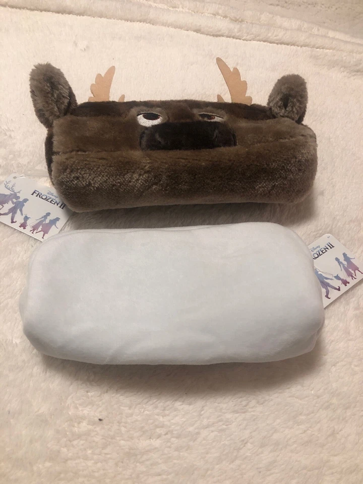 Замороженные 2 Disney Свен и Олаф карандаш футляры новый с Ярлыками молнии застежки - Изображение 2 из 3