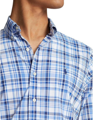 $138 Polo Ralph Lauren Men's Classic Fit Plaid Performance Shirt, Multi, 2XLT