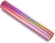 Holographic Rainbow Sign Vinyl Pick Color Size Oil Slick Pink Black 5 FEET