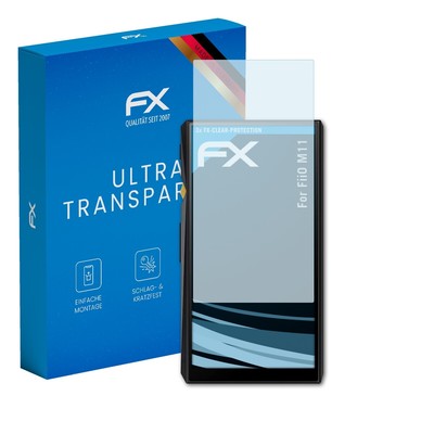 atFoliX 3x Displayschutzfolie für FiiO M11 Schutzfolie klar Folie