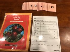 A is for Apple Upper lowe Grades prek-k language Arts file folder game teacher