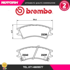 P30011 Front Disc Brake Pad Kit (BREMBO BRAND)..