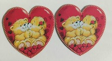 2x Love Bear Fridge Magnet Perfect Gift