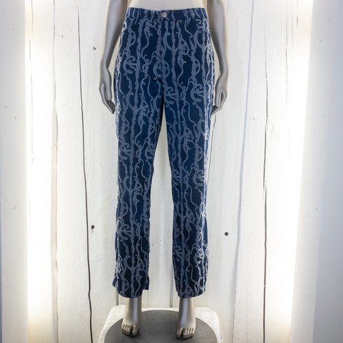 Pantalones chinos Christian Lacroix Jeans corte recto W 31 L 29 azul elástico - Imagen 2 de 15