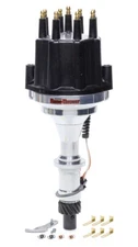 Pertronix Ignition D320710 Billet Distributor Pont. V8 - Black Male Cap