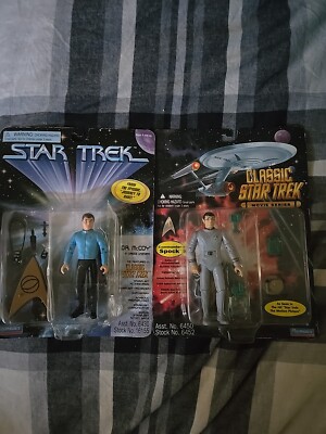 CLASSIC STAR TREK MOVIE SERIES Com. SPOCK/ Dr Mccoy 1995 Playmates | eBay