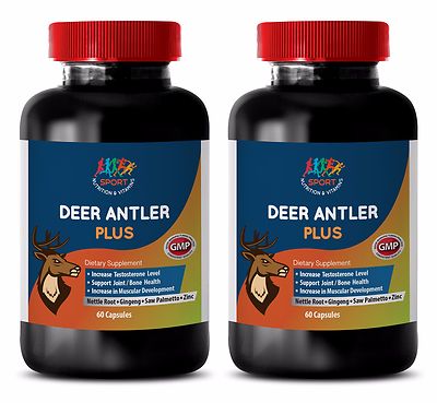 Women Stamina Ultimate Pills - Deer Antler Plus 550mg - Elk Velvet Extract 2B
