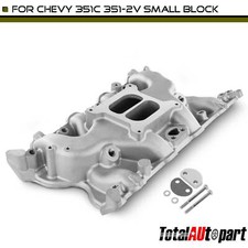 Aluminum Dual Plane Intake Manifold For Ford 351c 351-2v Small Block Idle 5500