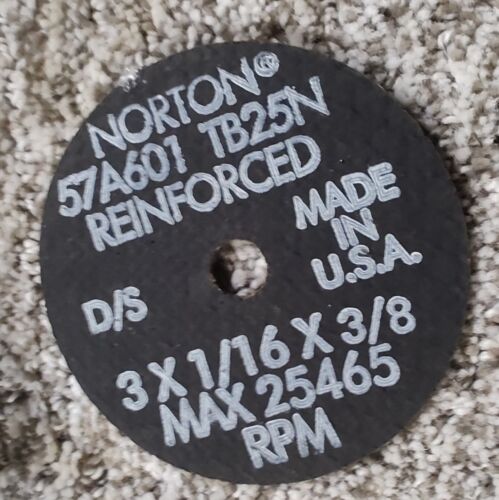 NORTON 3 ZOLL X 1/16 ZOLL X 3/8 ZOLL RADSCHNITT 25 STCK.