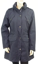 Lightweight Waterproof Jacket GAASTRA Blue Women's Trench Ithaca Navy Size L