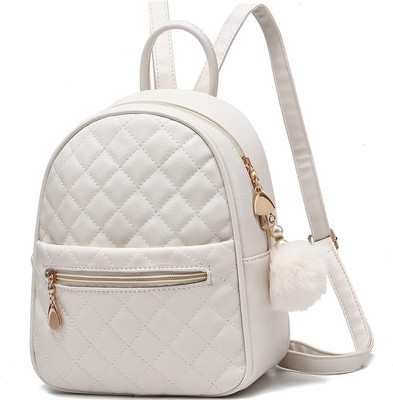 Mini Backpack Purse for Girls Teens Women School Purses PU Leather Shoulder Bag