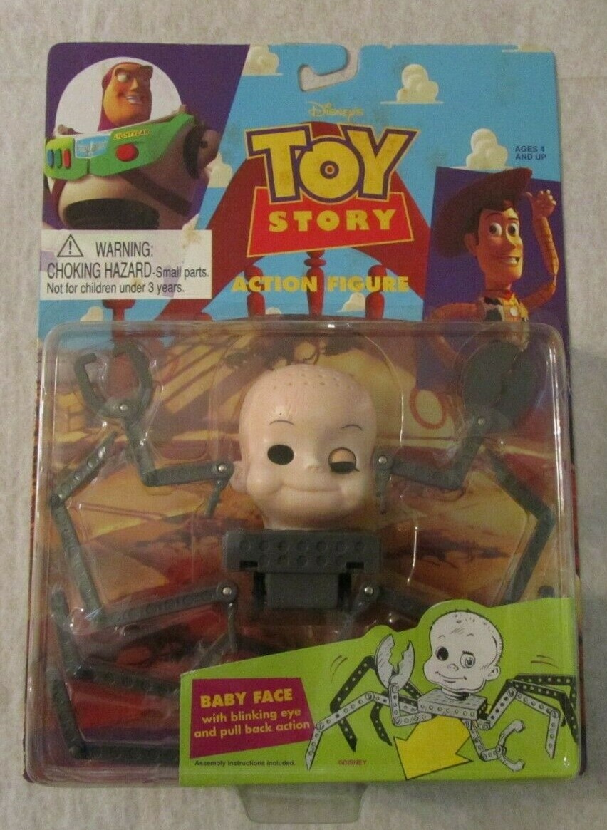 Thinkway Disney Toy Story BABY FACE WITH BLINKING EYE Action Figure ~ 1995 ~ NIP