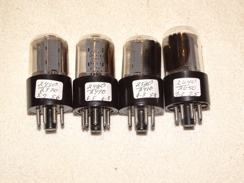 4 x 6sn7gtb G.E. Röhren*sehr starkes Quad*#6 - Bild 2 von 4