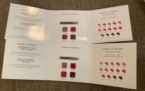 BURBERRY Liquid LIP VELVET Sampler #9, #33, #37, #53 Lot x 2 MATT ~ KOSTENLOSER VERSAND! - Bild 2 von 3