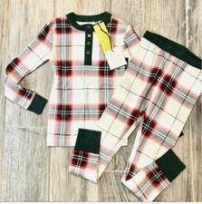 Hearth  Hand with Magnolia Kid's Pajama Set - Holiday Plaid NWT - Choose Size