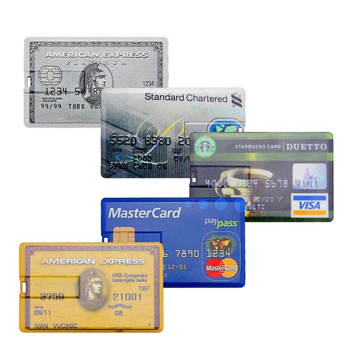 Free Logo USB 2.0 Flash Drive Bank Card Pen Drive 64GB Memory Stick U Disk 32GB - 第 15/27 張圖片